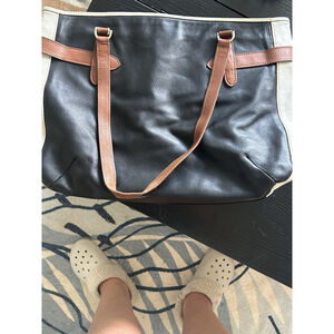 Talbot black and white purses and handbags